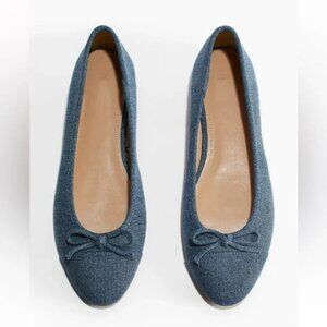 H&M Denim Ballet Flats
